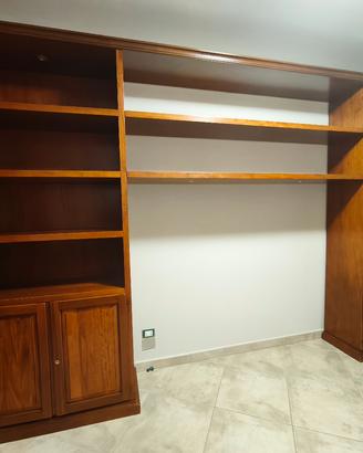 Libreria / Parete Attrezzata in Legno Massello