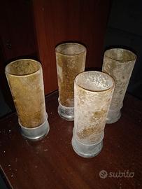 bicchieri vintage cocktail vetro crackle