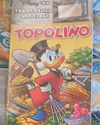 Topolino 3542 con francobollo ufficiale Disney