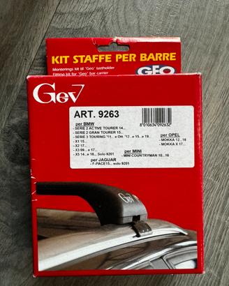 Kit staffe per barre gev 9263