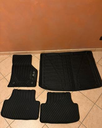 Tappetini e vasca baule audi a3 8y