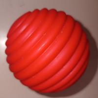 Pallina per cani rossa