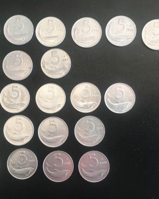 Italia Lire 5 Delfino-Timone