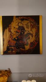 le Amiche Gustav Klimt su legno nobile 