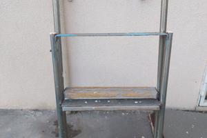 Scaletta acciaio ribaltabile