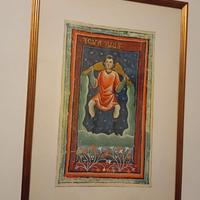 Quadri cornice legno dorata, stampe Aquarius-LIBRA