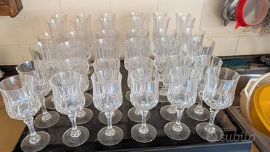 Bicchieri in cristallo 