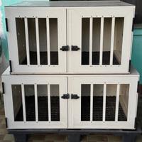 Trasportino per cani in alluminio e bachelite