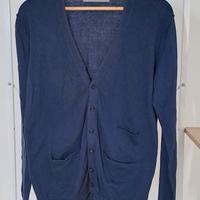 Cardigan uomo blu vintage Sisley