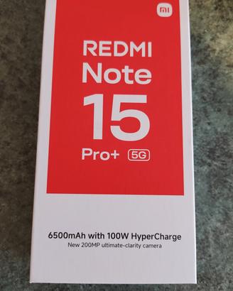 Telefono nuovo Redmi 15 pro plus 5 g 