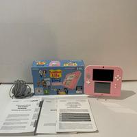 Nintendo 2Ds Rosa e Bianco Tomodachi life boxato