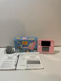 Nintendo 2Ds Rosa e Bianco Tomodachi life boxato