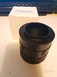 Tubi Estensione Macro 5 Anelli per Pentax K Mount