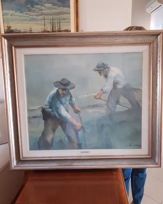 Quadro ad olio su tela di Piero Guidobono