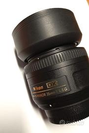 Obiettivo Nikon DX AF-S 35mm 1.8 G