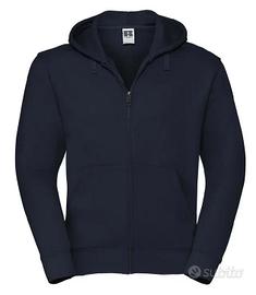 Felpe Russell con cappuccio blu (per stampe)