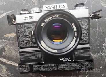 Fotocamera Vintage Yaschica FR + Winder