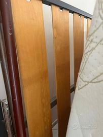 Rete letto e materasso matrimoniale