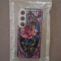 Cover Galaxy S23 rosa la bella e la bestia