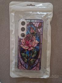 Cover Galaxy S23 rosa la bella e la bestia