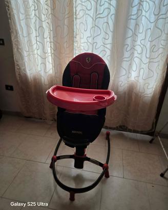 Seggiolone pappa Ferrari