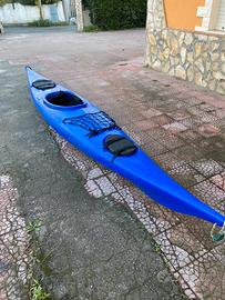 Kayak canoa mare