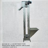 Elevatore a tazze 2017 con motore hp 1,5