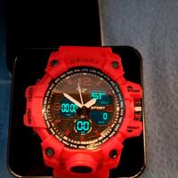 Orologio colore rosso elettronico
