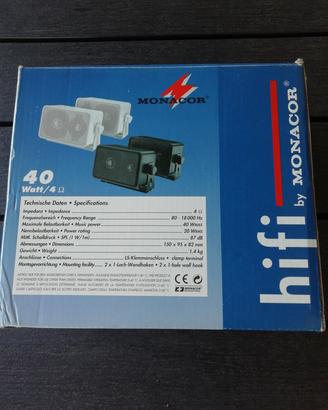 Monacor MKS-42/WS coppia casse