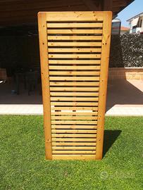 Rete singola totalmente in legno