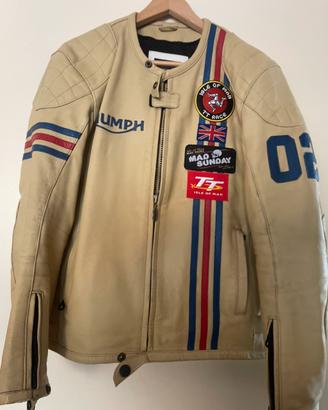 Giacca moto pelle  triumph