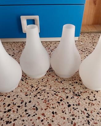 set 4 paralumi vintage per lampadari