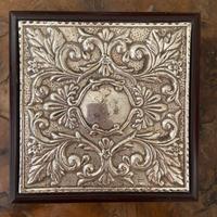 Portagioe vintage in legno e argento 925