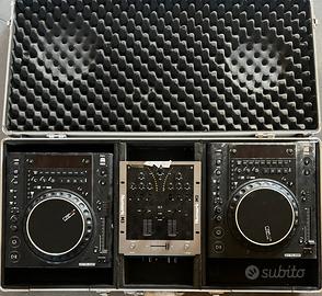 Console DJ Numark + Mixer + Case