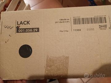 mensola Ikea lack nera