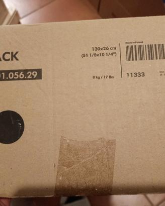 mensola Ikea lack nera