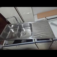 lavello da appoggio in acciaio inox 