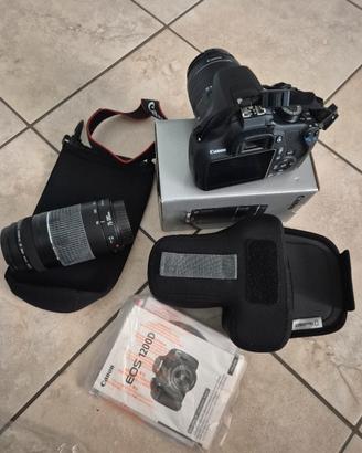 Canon eos 1200d + OBBIETTIVO. ef75-300