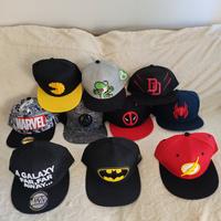 10 cappelli Marvel, DC Comics, Games, Star Wars