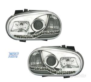 FARI VOLKSWAGEN VW GOLF 4 LUCE DIURNA LED FONDO CR