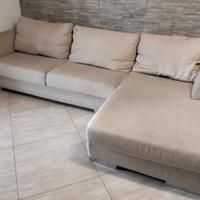 Divano letto con penisola