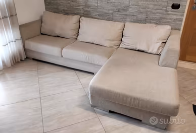 Divano letto con penisola