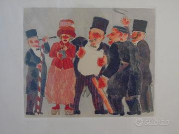 Litografia Franz Borghese