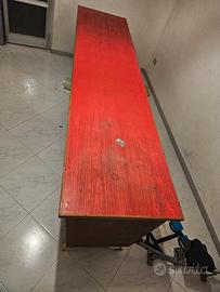 Banco da esposizione o da lavoro in legno