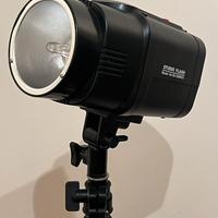 Flash fotografico 300w con supporto