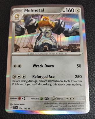 Pokémon Melmetal EN  Rara Holo
