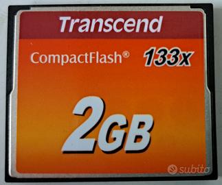 Compact Flash 2GB Transcend 133x Transcend Peak