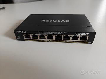 NETGEAR Switch Ethernet 8 porte PoE Gigabit Plus 