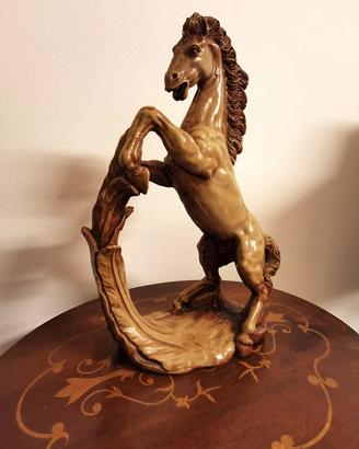 Scultore A. Giannetti Cavallo in poliresina