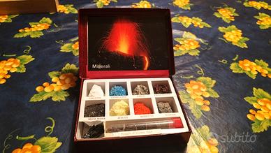 Collezione di pietre vulcaniche.